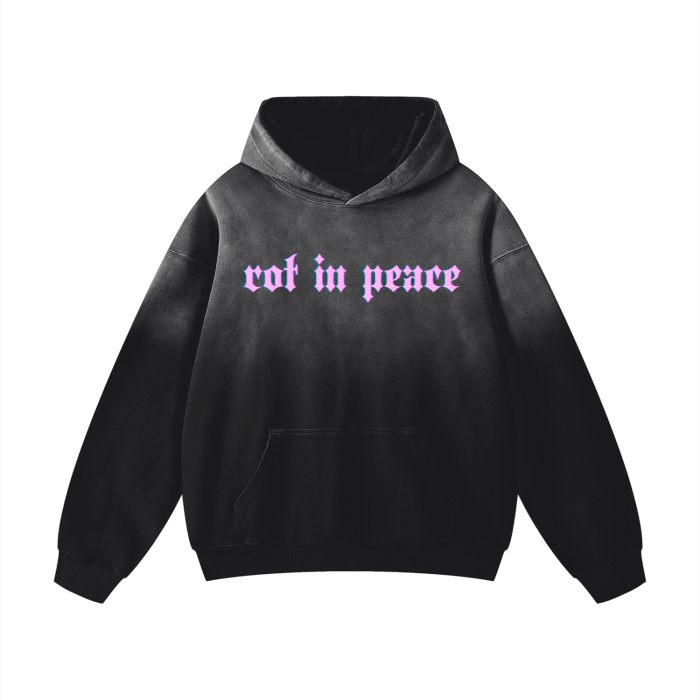ROT IN PEACE OVERSIZED HOODIE V.1